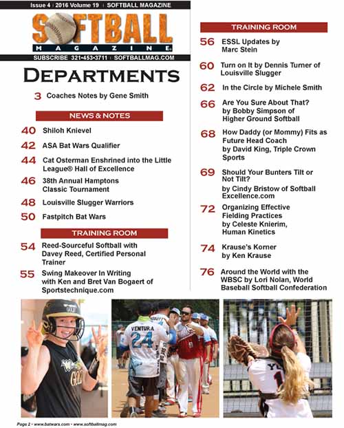 Image result for table of contents in a magazine for sports